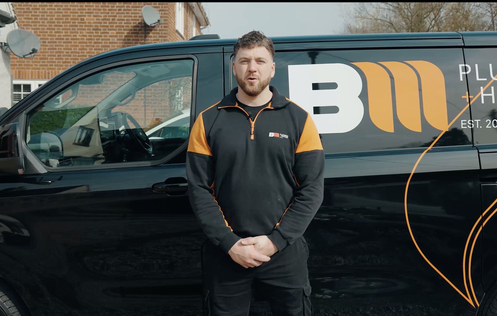 BM Plumbing + Heating brand