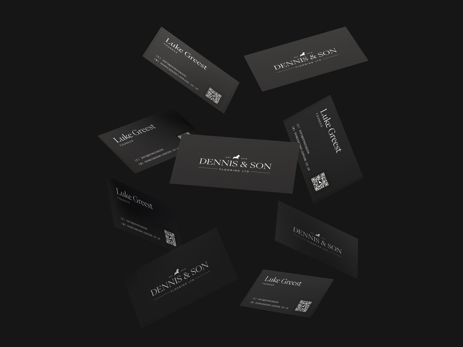 Dennis + Son business cards