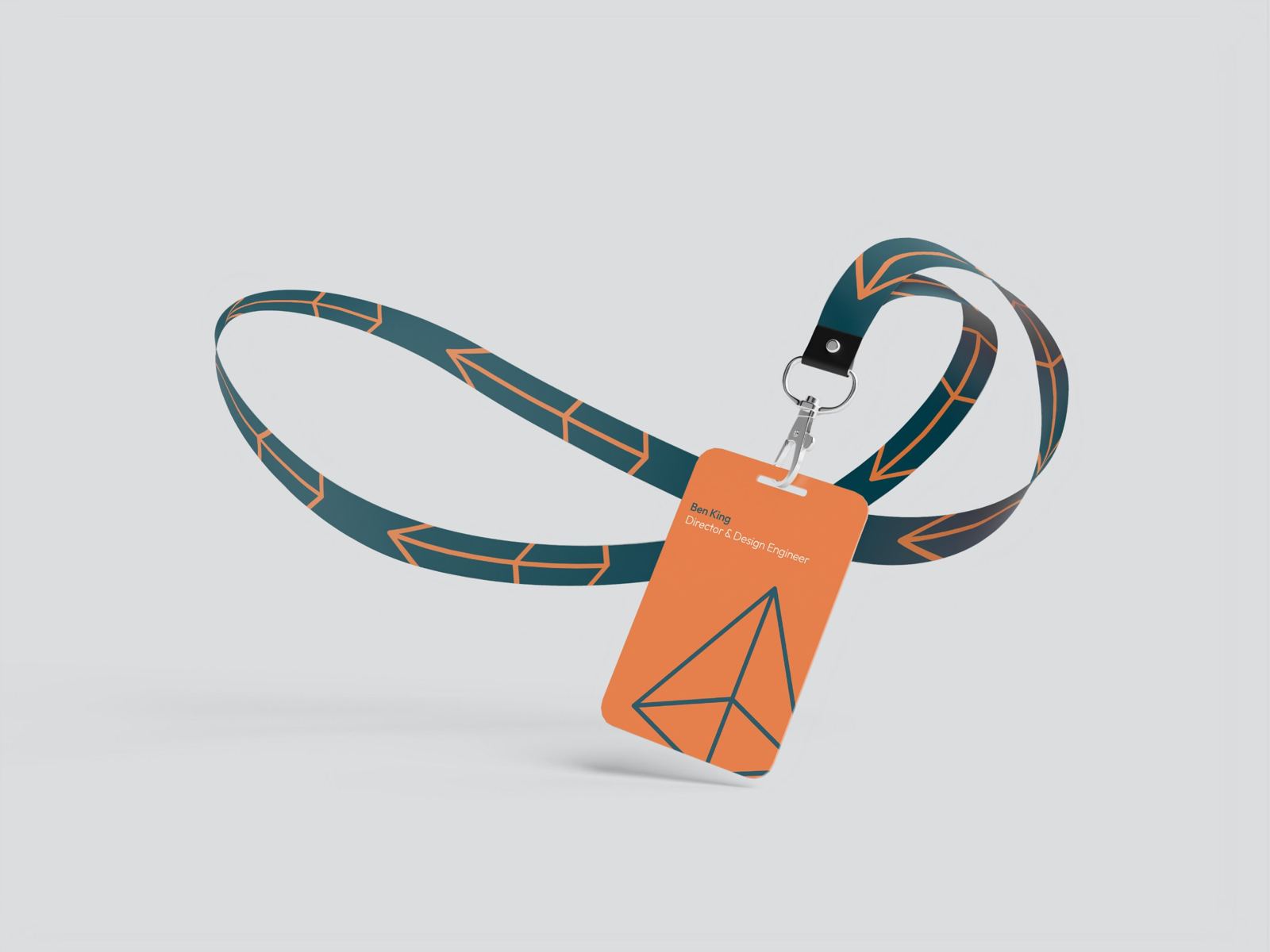 Pyramid lanyard and ID