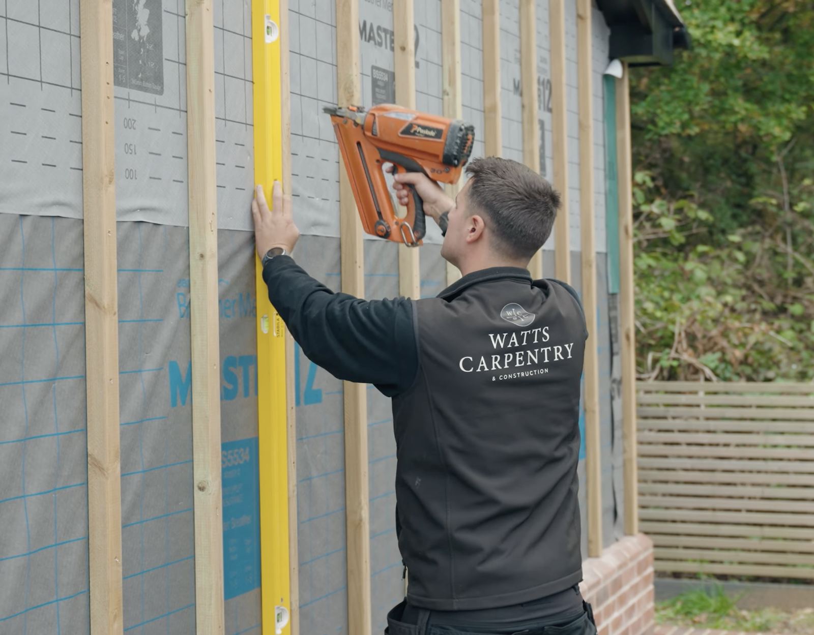 Brad Watts on site